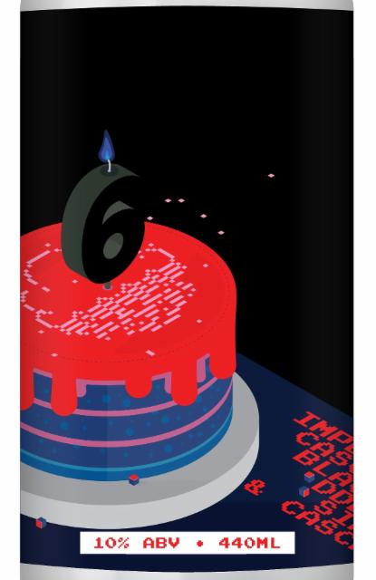 Livestream Bingo (6th Birthday Simcoe & Cascade Black TIPA) 10.0%, Cloudwater Brew Co., England