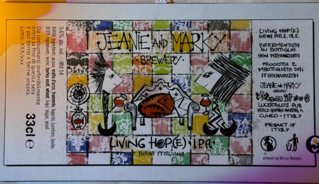 Living Hop(e) 5.6%, Lucertolo's Pub, Italy