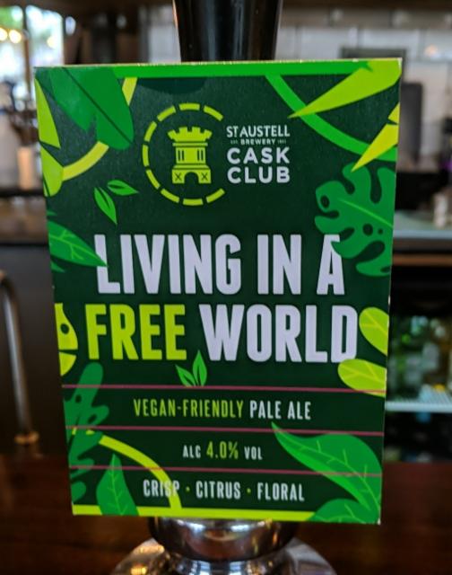 Living in a Free World 4.0%, St Austell Brewery, England