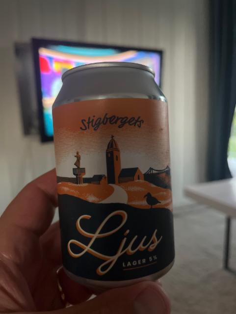 Ljus lager 5.0%, Stigbergets Bryggeri, Sweden