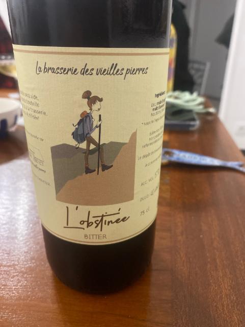 L'obstinée 5.7%, La Brasserie Des Vieilles Pierres, France