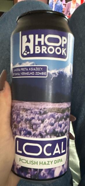 Local polish hazy DIPA 6.7%, Hop Brook, Poland