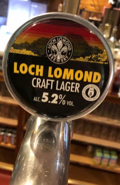 Loch Lomond Craft Lager 5.5%, Loch Lomond Brewery, Scotland