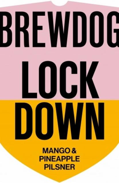 Lock Down Mango & Pineapple Pilsner 4.7%, BrewDog, Scotland