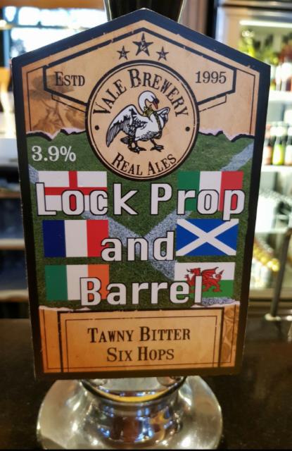 Lock Prop And Barrel 3.9%, Vale Brewery, England