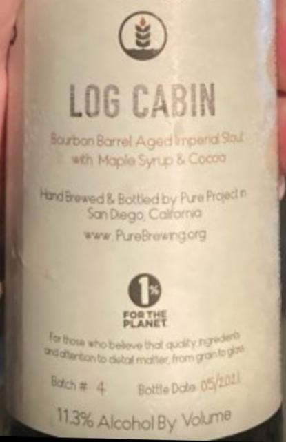 Log Cabin Blanton's #2 Barrel 11.3%, Pure Project, United States