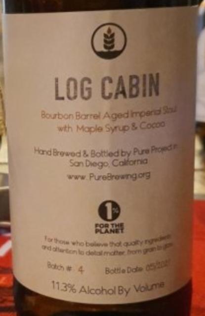 Log Cabin Weller's Full Proof 11.3%, Pure Project, United States