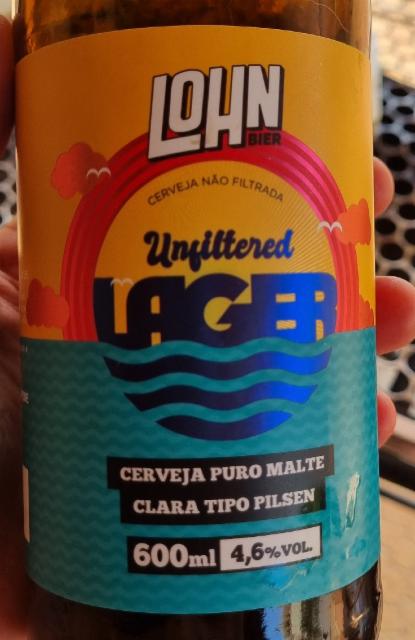 lohn unfiltered lager 4.6%, Cervejaria Lohn, Brazil