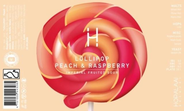 Lollipop Peach & Raspberry 8.0%, Hopalaa, Latvia