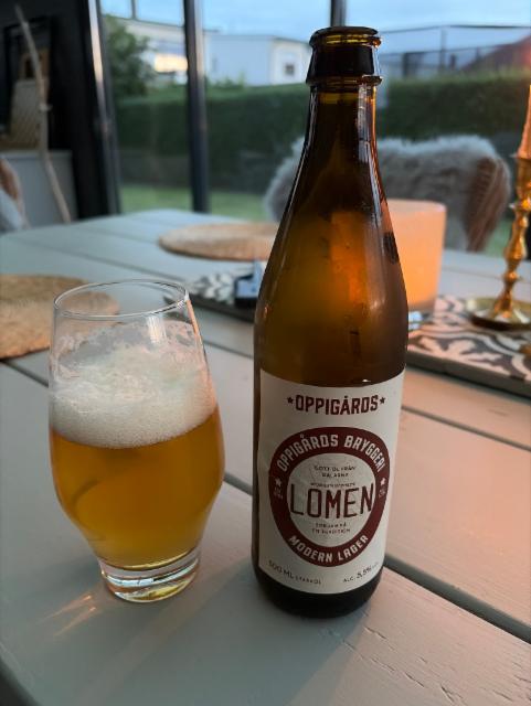 Lomen 5.5%, Oppigårds Bryggeri, Sweden