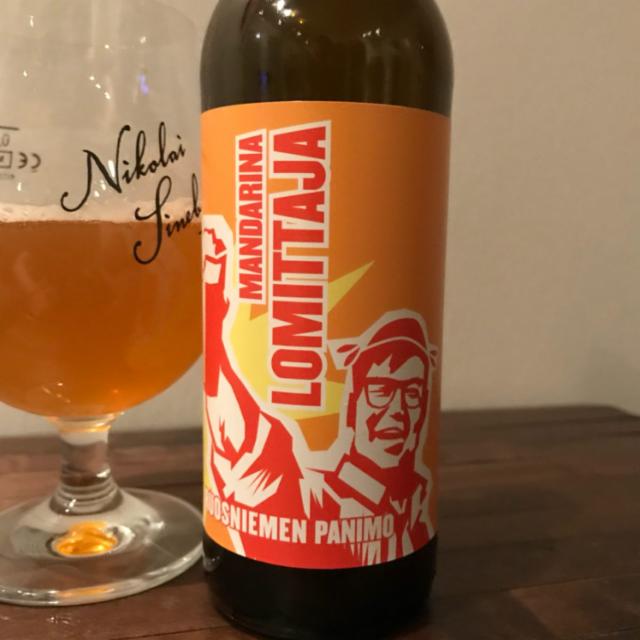 Lomittaja Mandarina 6.3%, Ruosniemi Brewery, Finland