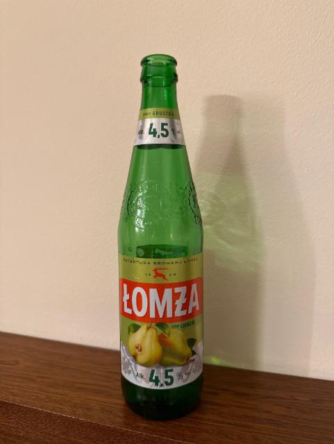 Lomza smak gruszka 4.5%, Browar Łomża (Van Pur), Poland