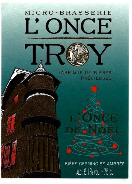 L'Once De Noël 6.1%, Microbrasserie L'Once Troy, France