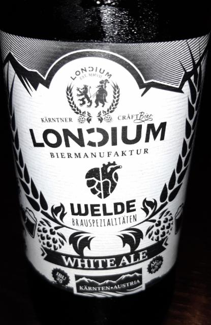 Loncium White Ale 5.5%, Welde Braumanufaktur, Germany