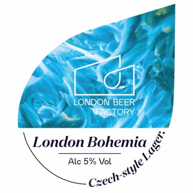 London Bohemia Lager 5.0%, The London Beer Factory, England