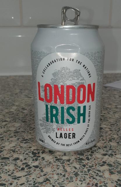london irish lager 4.2%, Whitewater Brewing, Northern Ireland