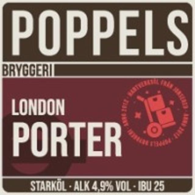 London Porter 4.9%, Poppels Bryggeri, Sweden