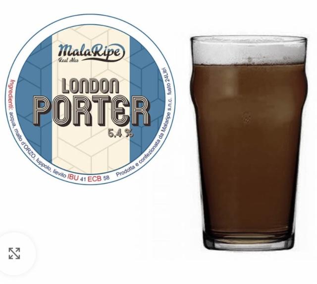 London Porter 5.4%, Birrificio Malaripe, Italy