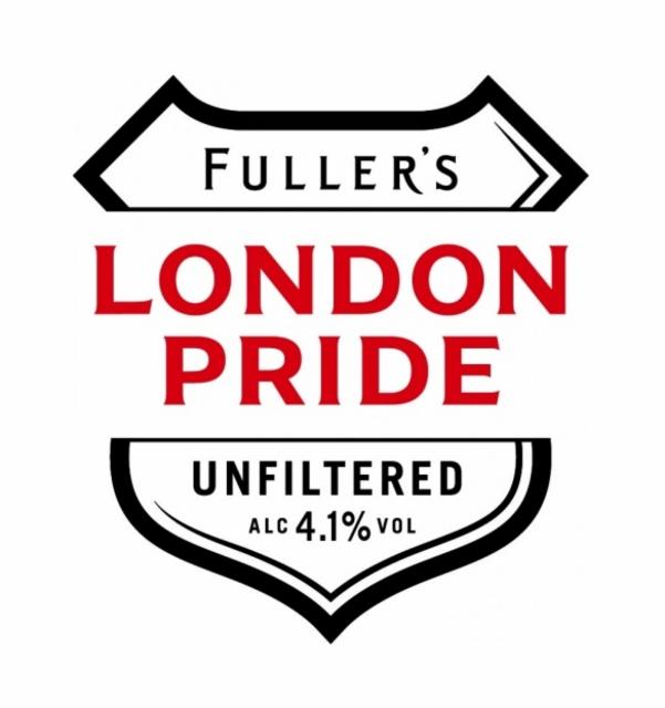 London Pride Unfiltered 4.1%, Fuller's Griffin Brewery (Asahi Breweries), England