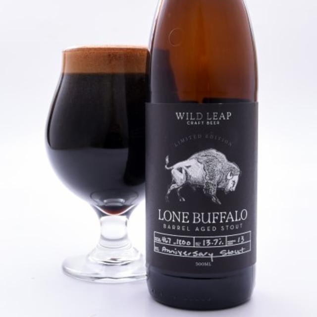 Lone Buffalo: 13 Month Anniversary Stout 13.7%, Wild Leap Brew Co., United States