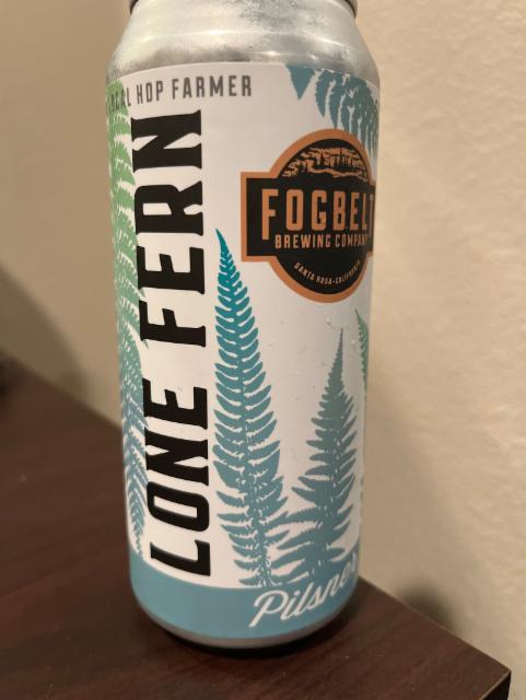 Lone Fern 5.2%, Fogbelt Brewing Company, United States