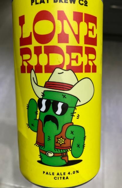 Lone Rider 4.0%, Play Brew Co, England