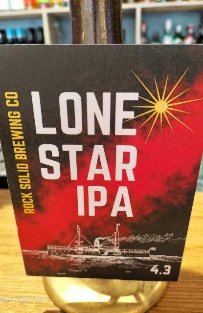 LONE STAR 4.3%, Rock Solid Brewing Company Limited, England