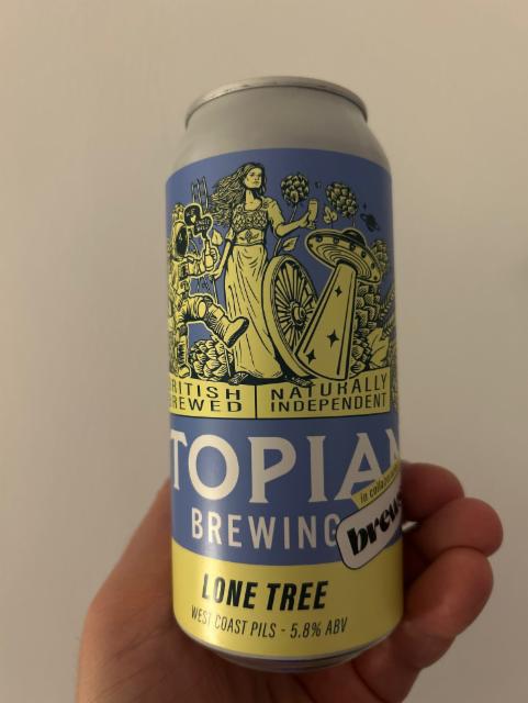 Lone Tree 5.8%, Utopian Brewing Ltd., England