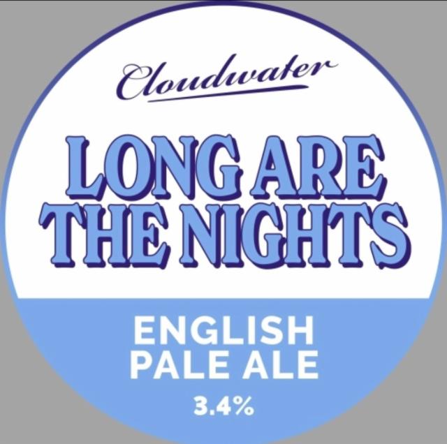 Long are the nights 3.4%, Cloudwater Brew Co., England