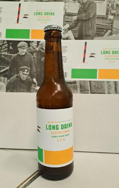 Long Drink Elderflower 5.5%, Kimito Distillery, Finland