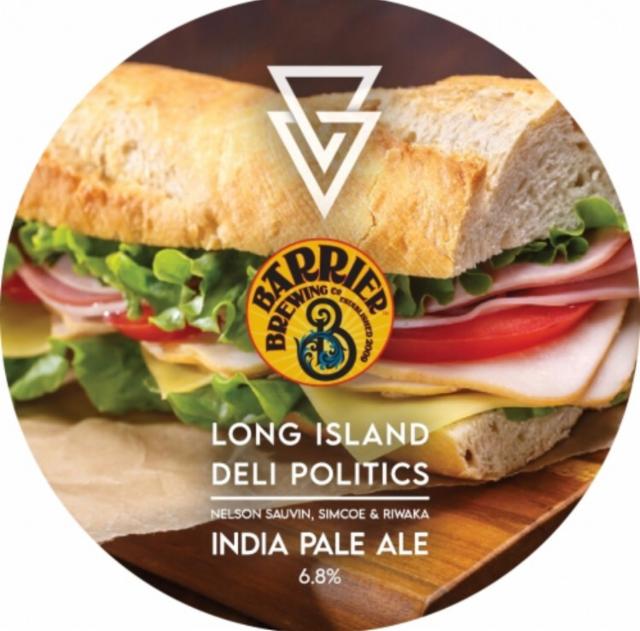 Long Island Deli Politics 6.8%, Azvex Brewing Company, England