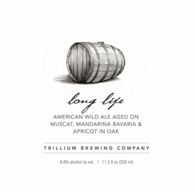 Long Life: Apricot 8.8%, Trillium Brewing Company, United States