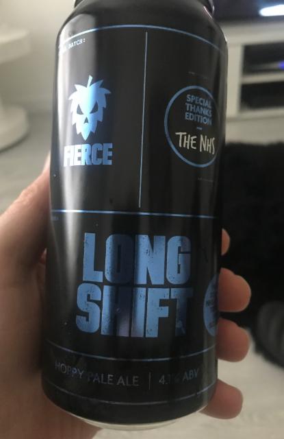 Long Shift 4.1%, Fierce Beer Ltd, Scotland
