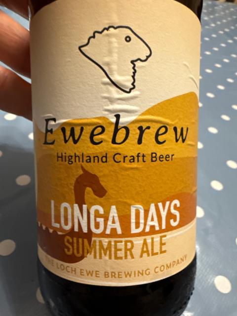Longa Days Summer Ale, The Loch Ewe Brewing Company Ltd