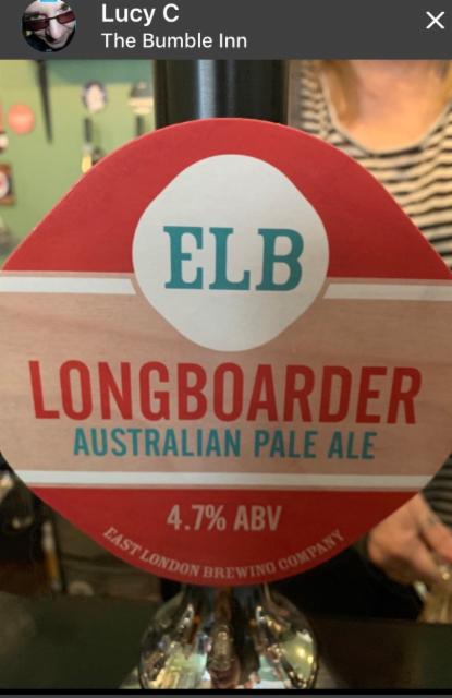 Longboarder 4.7%, East London Brewing Company, England