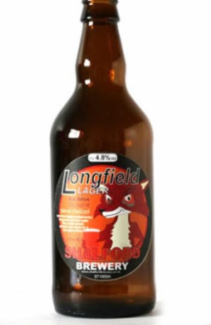 Longfield Lager 4.8%, Shalford Brewery, England