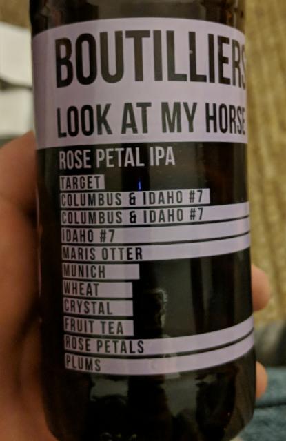 Look At My Horse 6.5%, Boutilliers Ltd, England