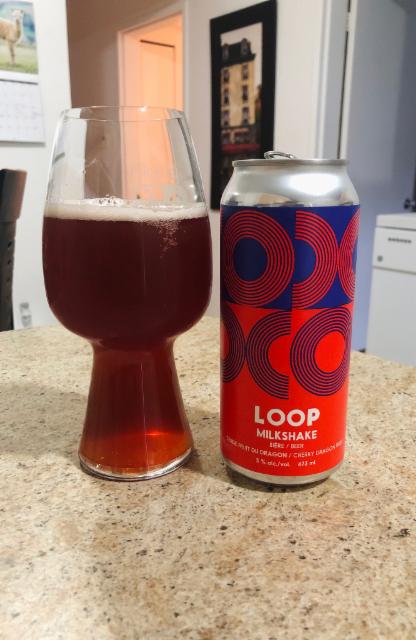 Loop Milkshake Cerise Fruit Du Dragon 5.0%, Loop Mission, Canada