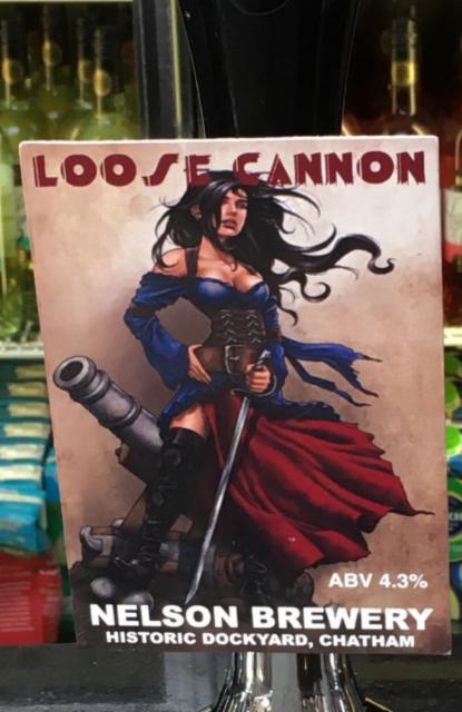 Loose Cannon 4.3%, Nelson Brewing, England