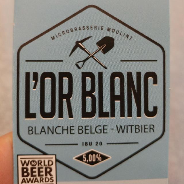 L'Or Blanc 5.0%, Moulin 7 Microbrasserie, Canada