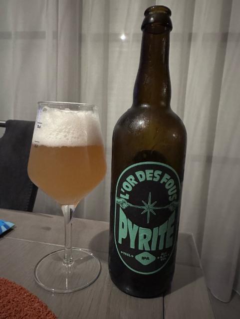 L'Or Des Fous Pyrite IPA 6.5%, Brasserie Lilloise, France