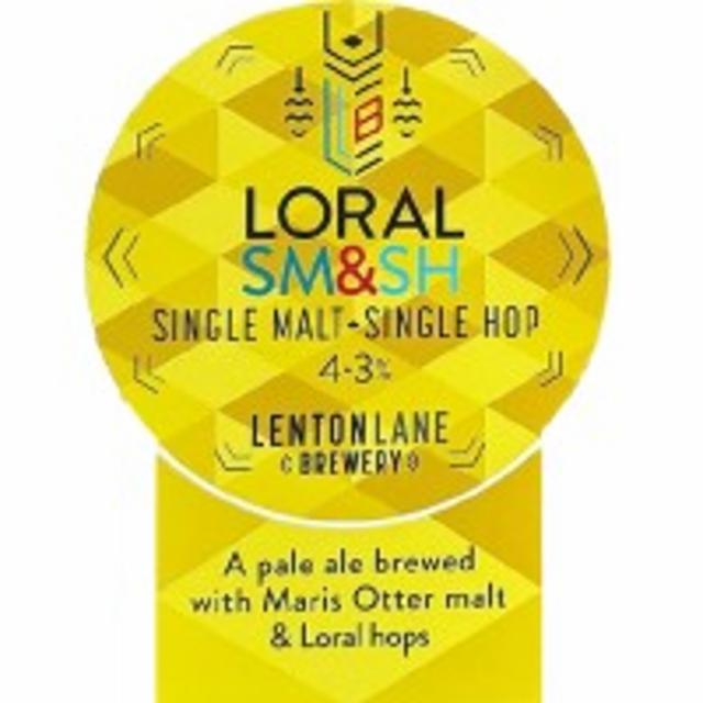 Loral Sm&sh 4.3%, Lenton Lane Brewery, England