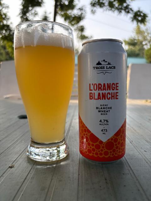 L'orange blanche, Microbrasserie Trois Lacs