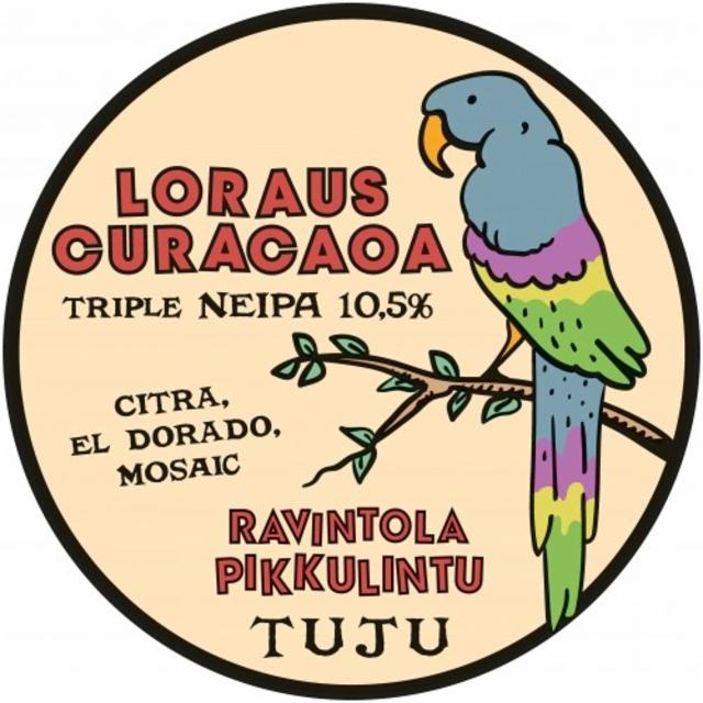 Loraus Curacaoa 10.5%, Panimoyhtiö Tuju, Finland