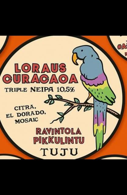 Loraus Curacaoa 10.5%, Panimoyhtiö Tuju, Finland