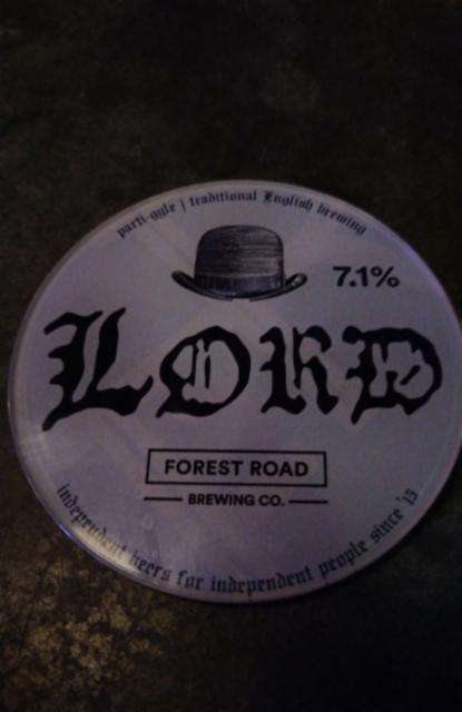 Lord 7.1%, Forest Road Brewing Co., England