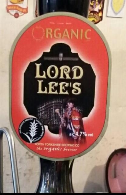 Lord Lee's 4.7%, North Yorkshire Brewing Company, England