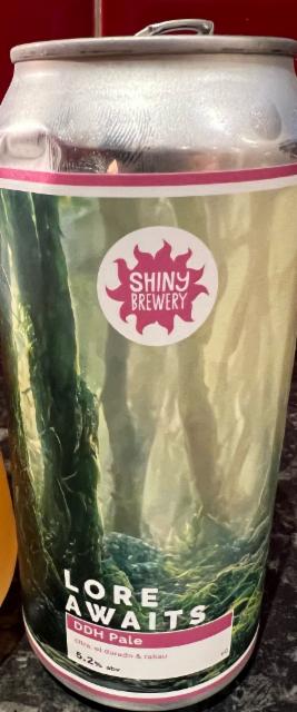 Lore Awaits 5.2%, Shiny Brewing, England