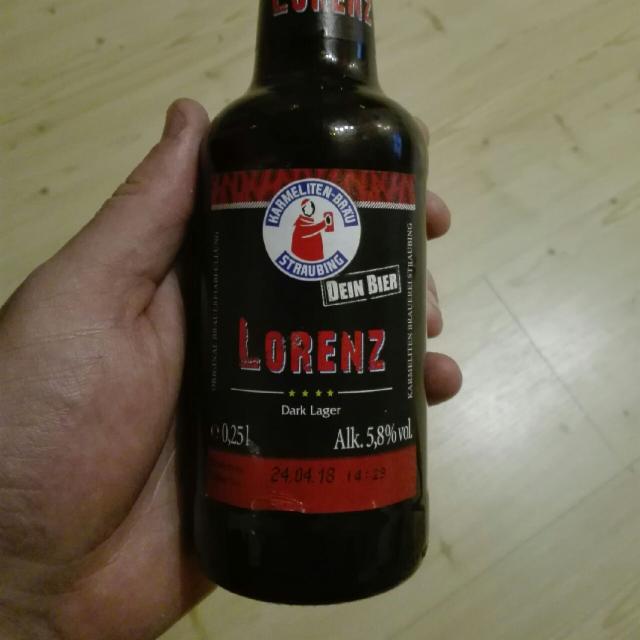 Lorenz Dark Lager 5.8%, Karmeliten Brauerei Straubing, Germany