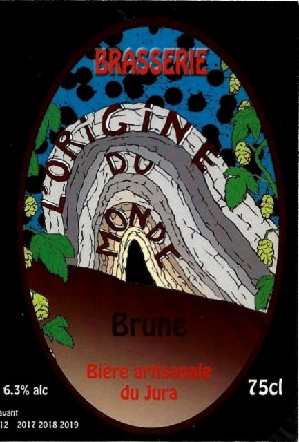 L'Origine Du Monde Brune 6.3%, Brasserie L'Origine Du Monde, France